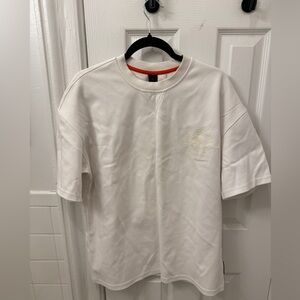 Moose Knuckles White Short Sleeve Tee